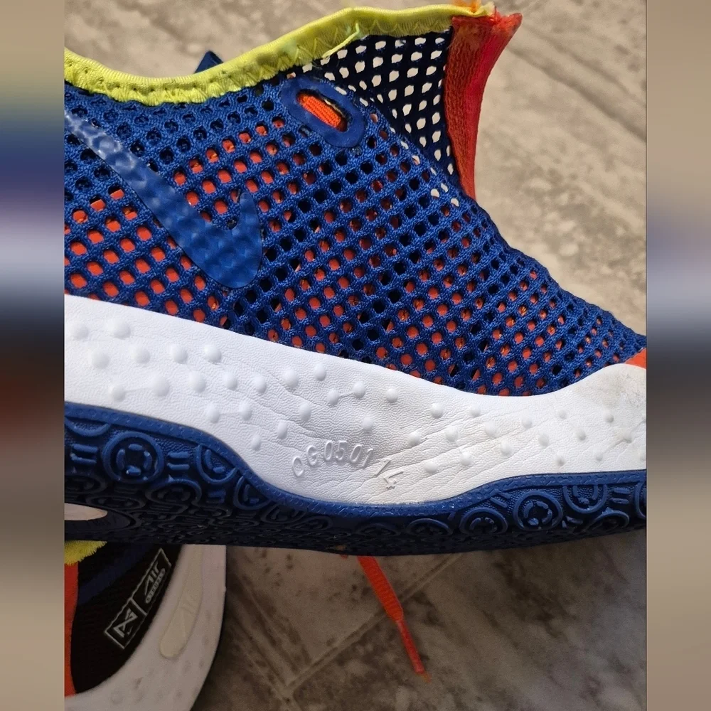 Nike Kids Sneakers in Vibrant Red and Blue